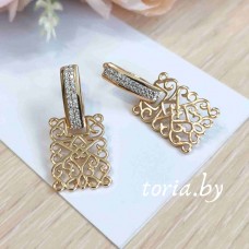 Серьги из медсплава (f824)