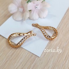 Серьги из медсплава, 2,6 см (f187)