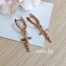 Серьги из медсплава (f490)